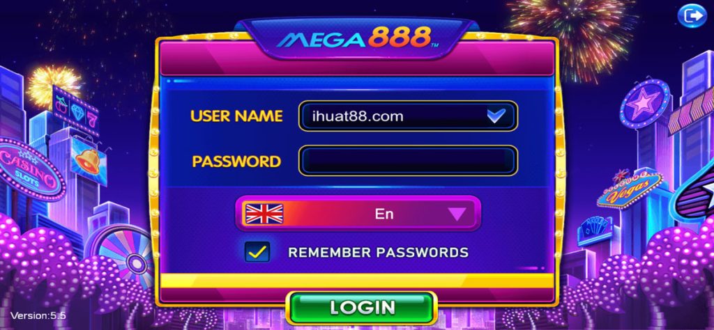 Login to Mega888